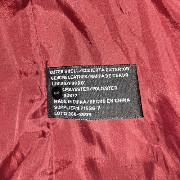 Gorgeous Worthington Black Leather Ladies 3 button Lined Jacket Sz Small - Picture 8 of 8